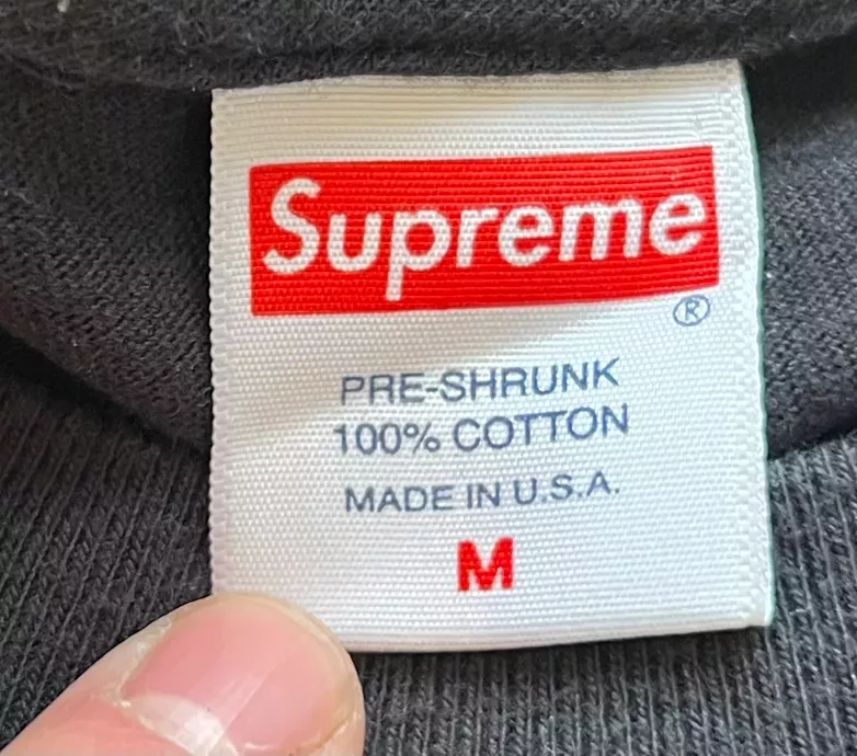 Supreme Marble Tee Black Size Medium Pre-Owned