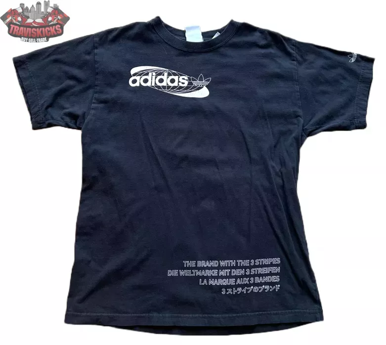 Adidas Originals Men’s Black Short Sleeve T-Shirt Size Medium Pre-Owned