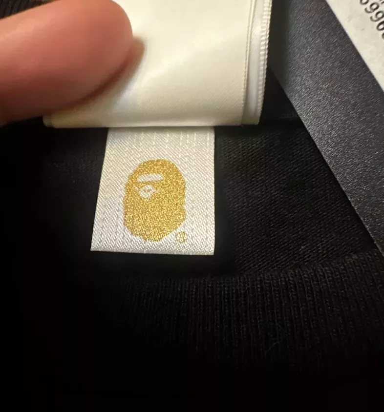 Bape Reflective Ring Black Tee