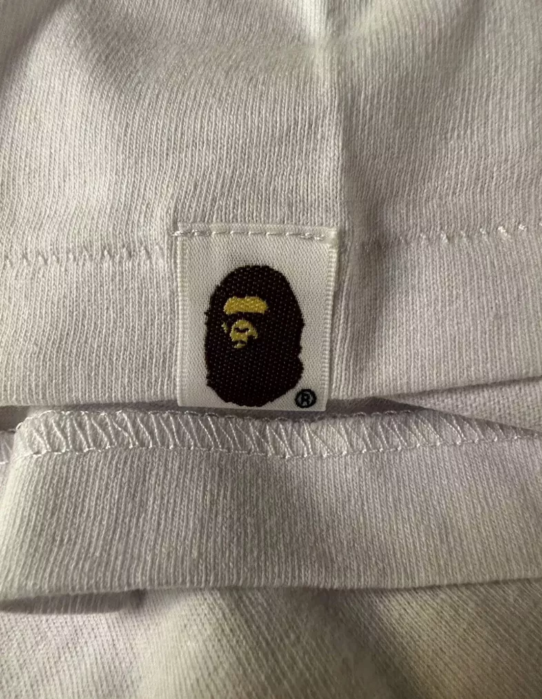 Bape Reflective Ring White Tee