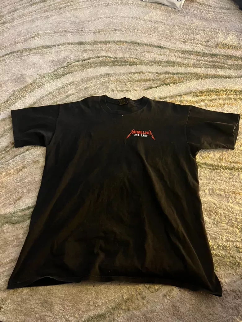 XL 1994 Metallica Club T Shirt