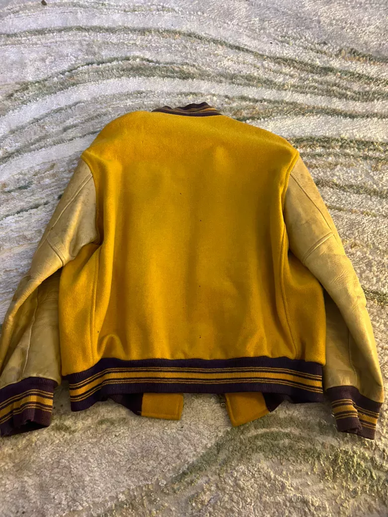 1950s Varsity Jacket Zip Up