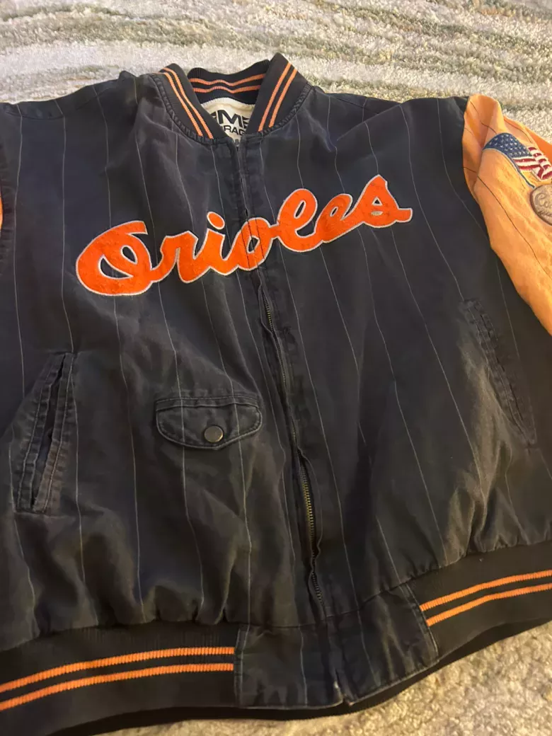 L Vintage Baltimore Orioles Mirage Jacket