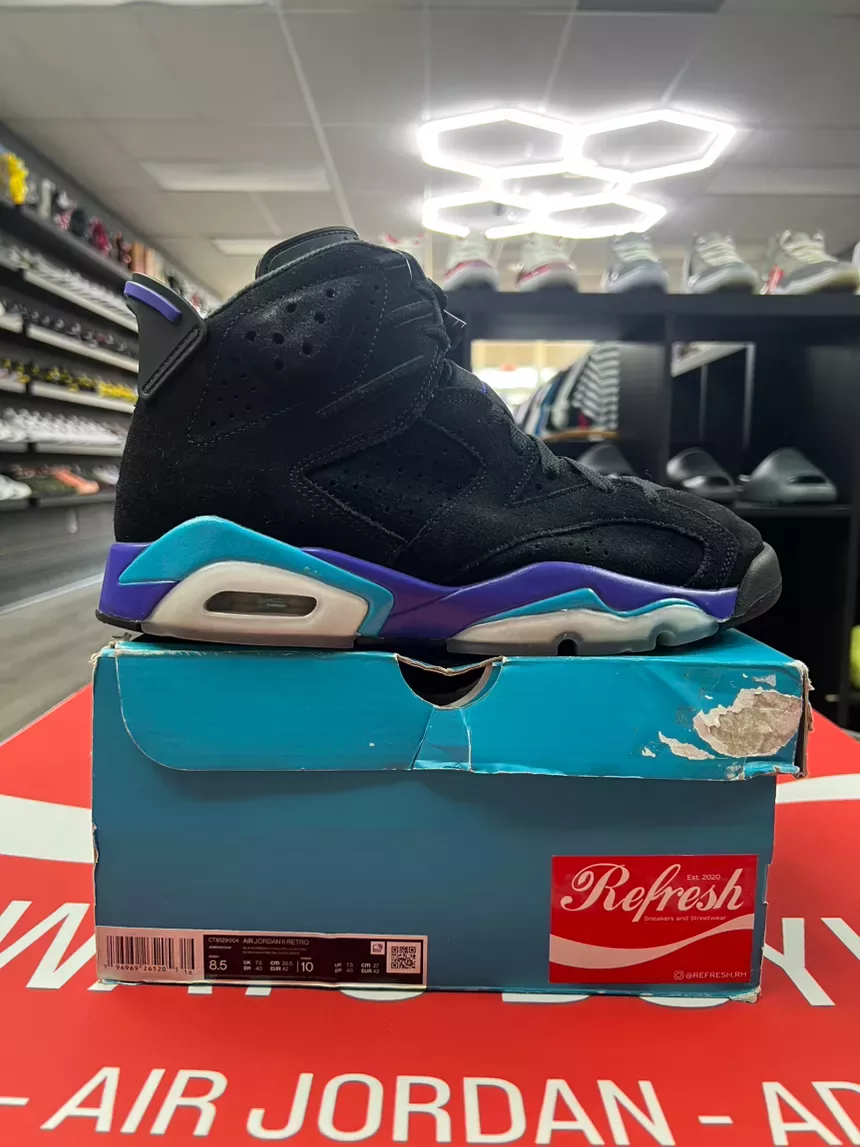 Air Jordan 6 Retro Aqua Size 8.5 CT8529004