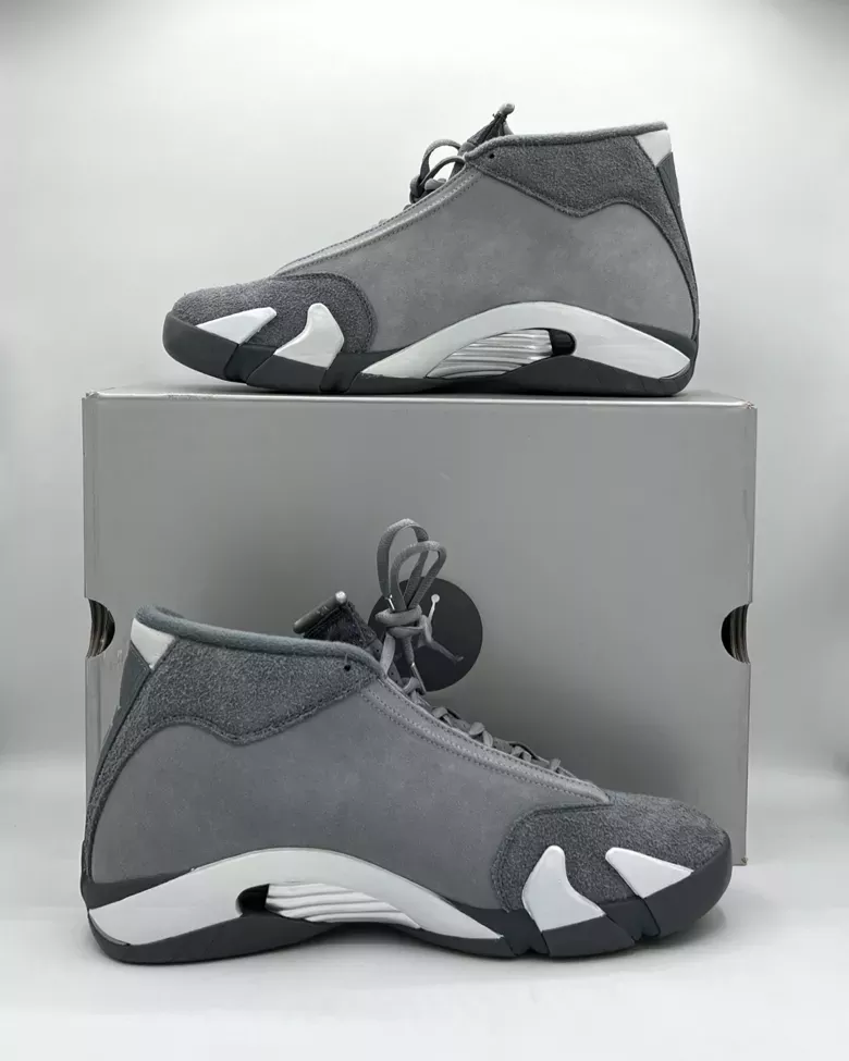 Air Jordan 14 Retro Flint Grey Size 11.5 Pre-Owned