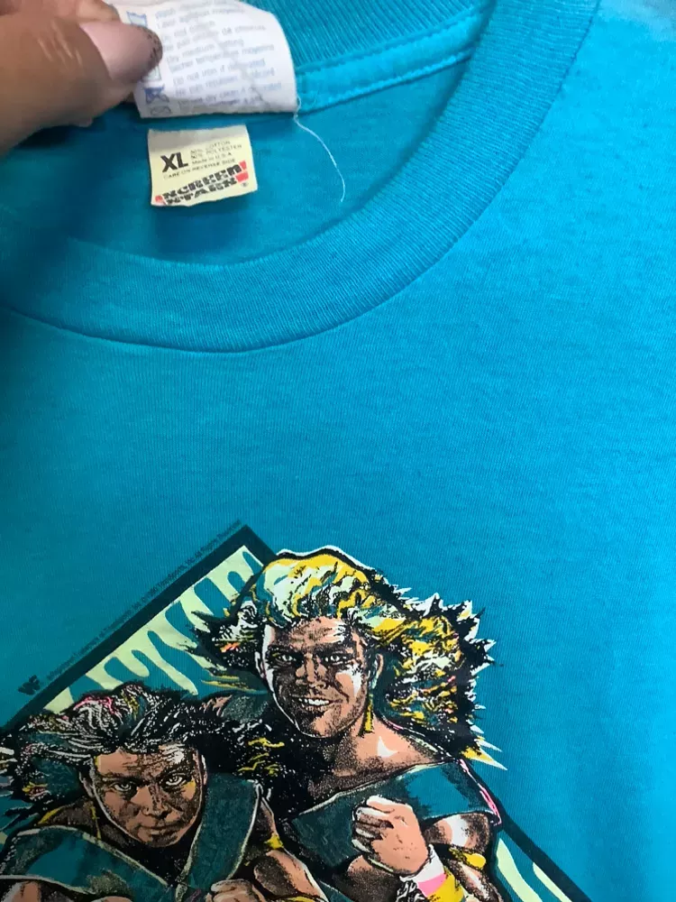 Vintage 90s TorQuoise the Rockers T