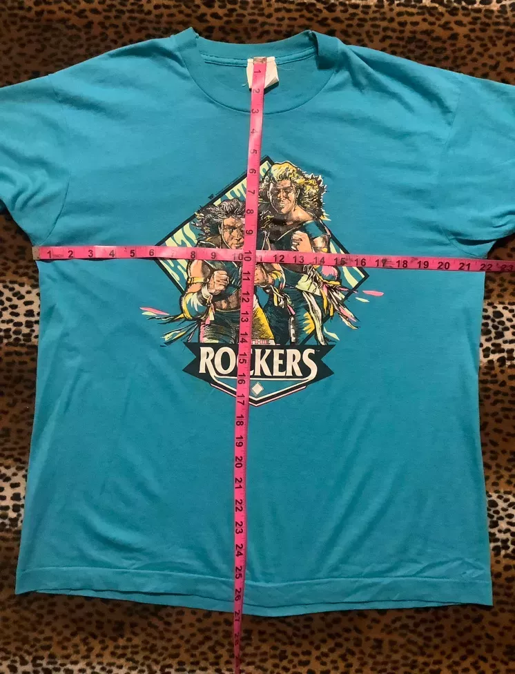 Vintage 90s TorQuoise the Rockers T