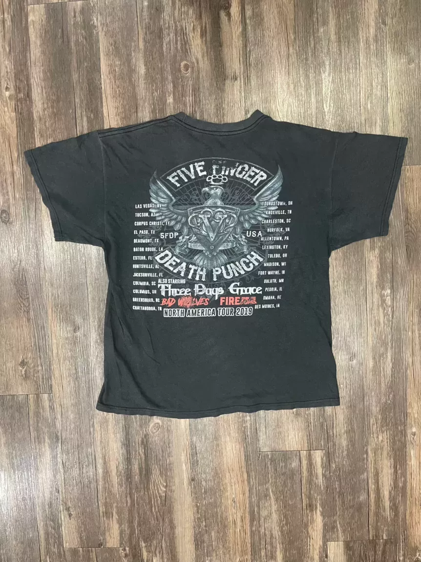 M 2019 Five Finger Death Punch American Metal Tour tee