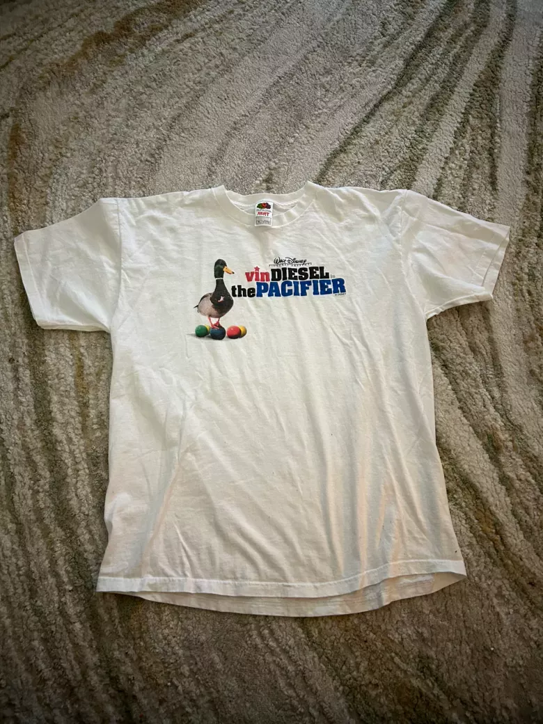 Vin Diesel The Pacifier Disney T Shirt