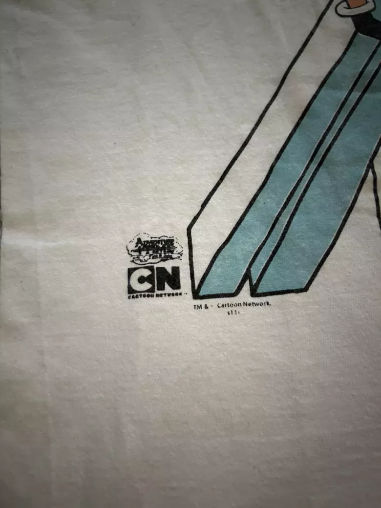 2011 Adventure Time T Shirt Size Large