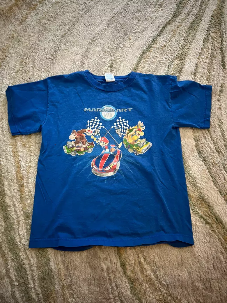 Mario Kart Promo T Shirt Size XL Youth
