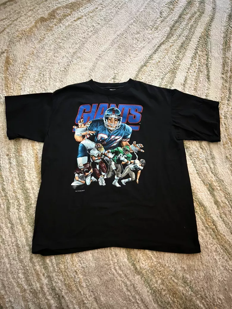 Vintage New York Giants T Shirt Size Large