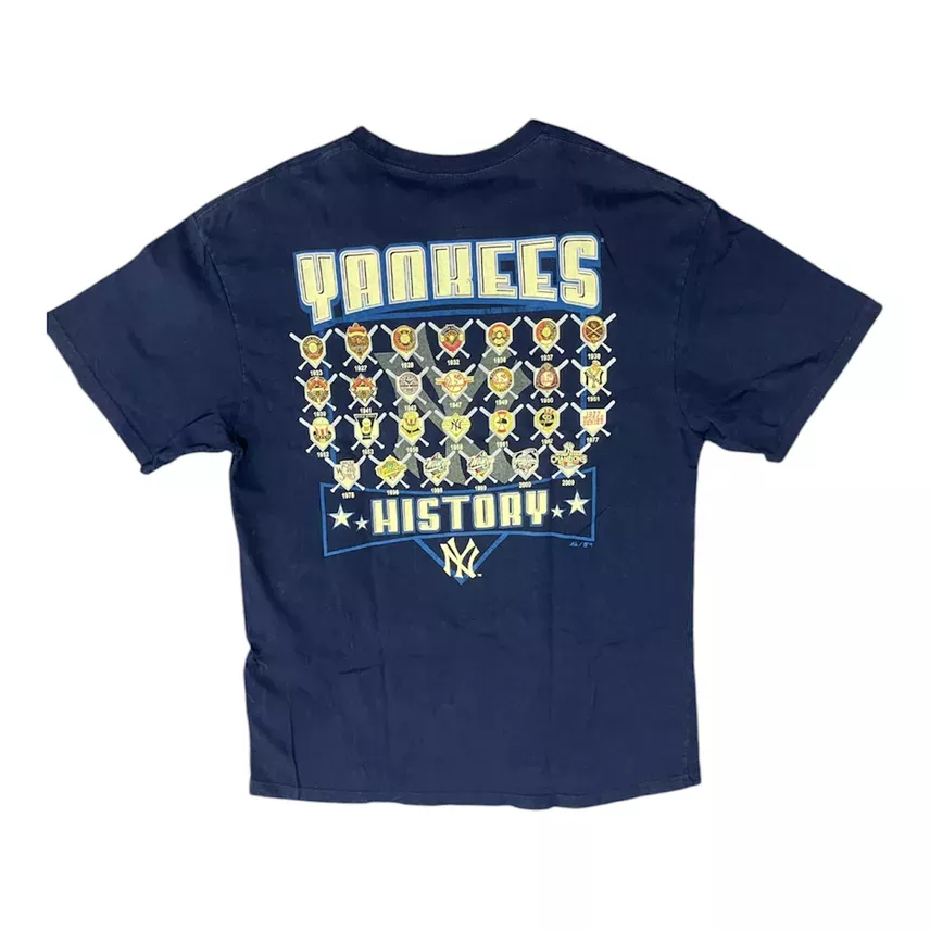 Large NY Yankees History Tee