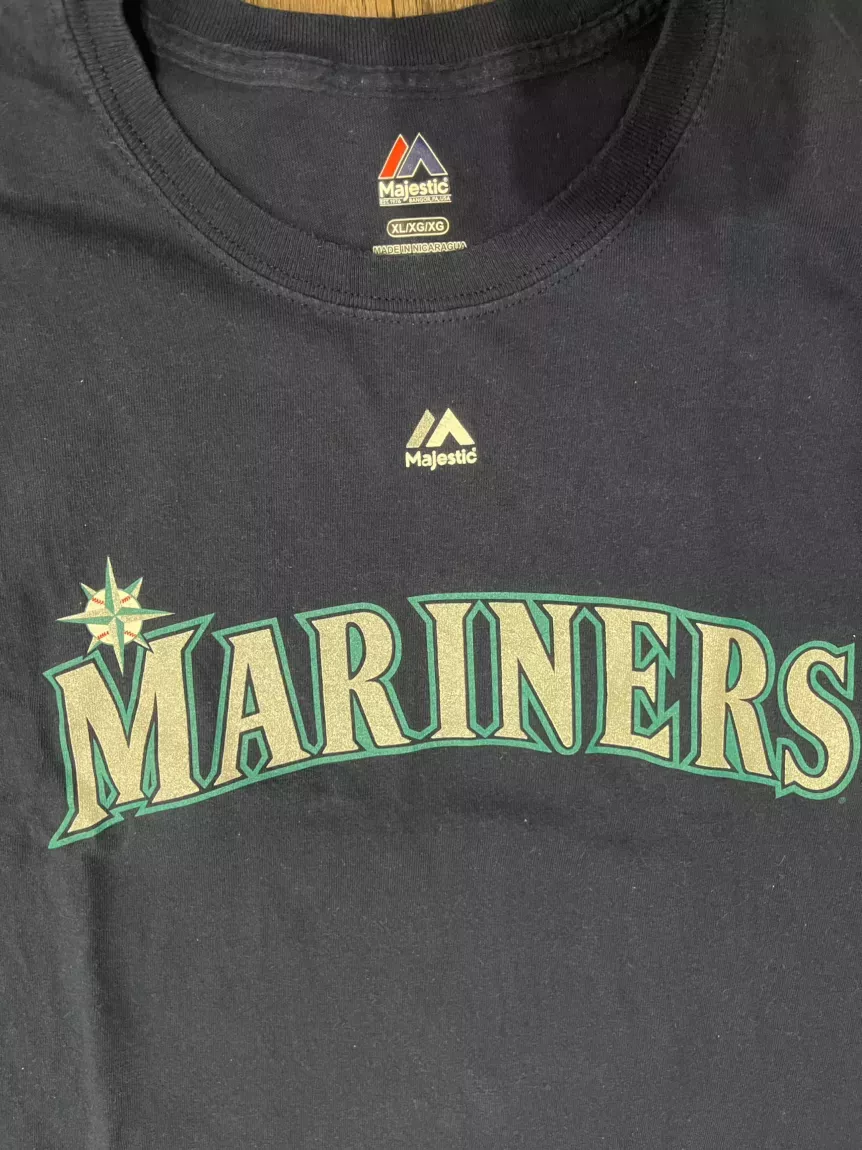 XL Majestic Ken Griffey Jr Seattle Mariners tee