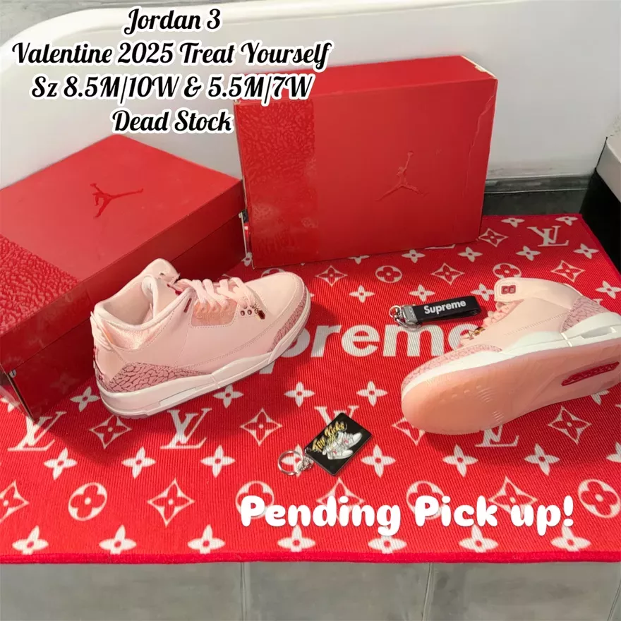 Jordan 3 Retro Valentine 2025
