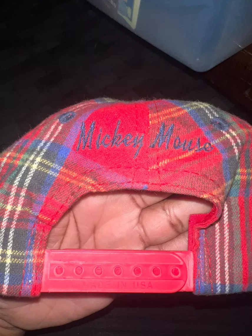 VINTAGE 90S DISNEY MICKEY MOUSE SNAPBACK HAT