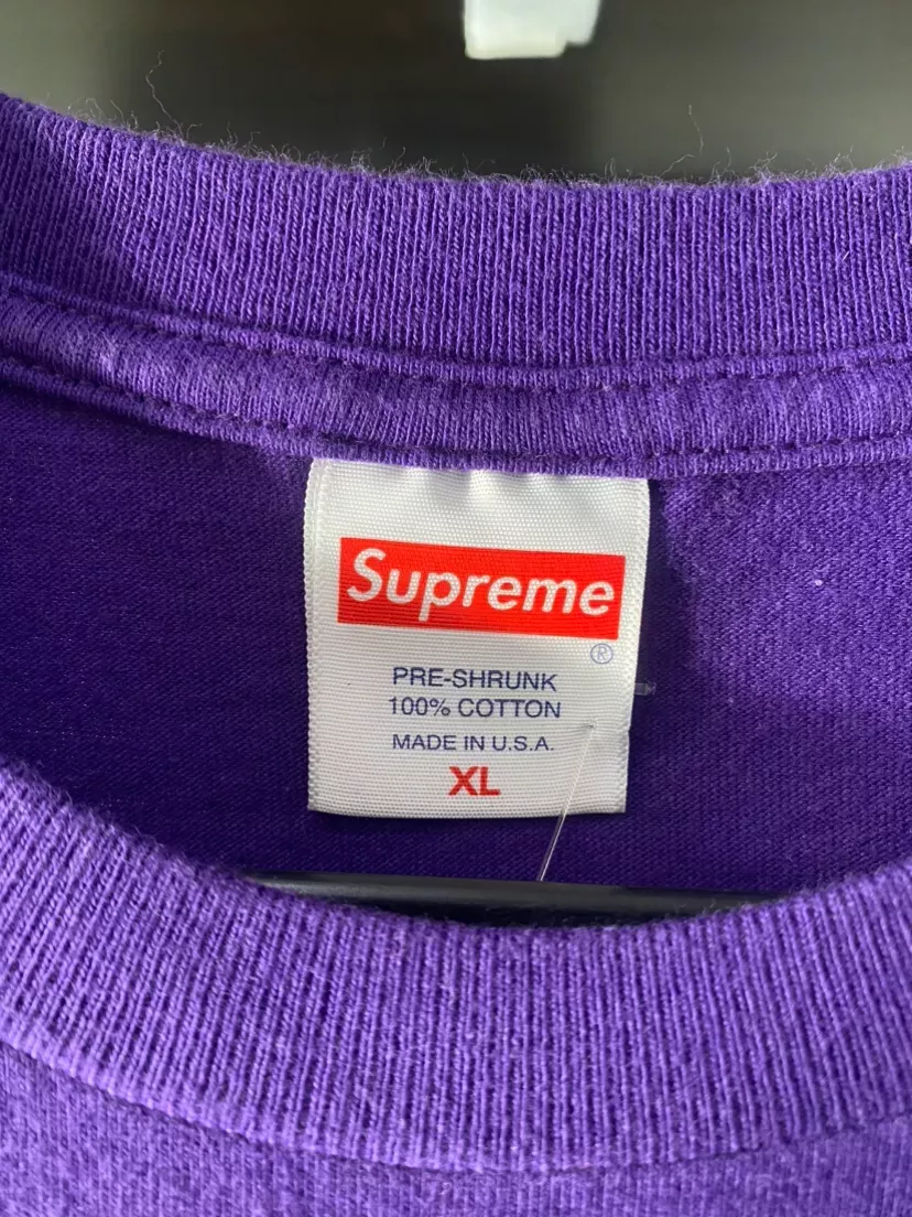 Supreme Skull T-Shirt Purple Sz XL