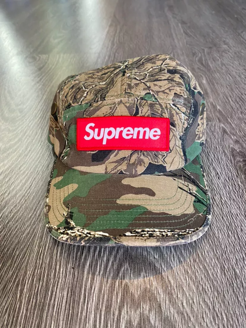 Supreme Military Camo Camp Cap