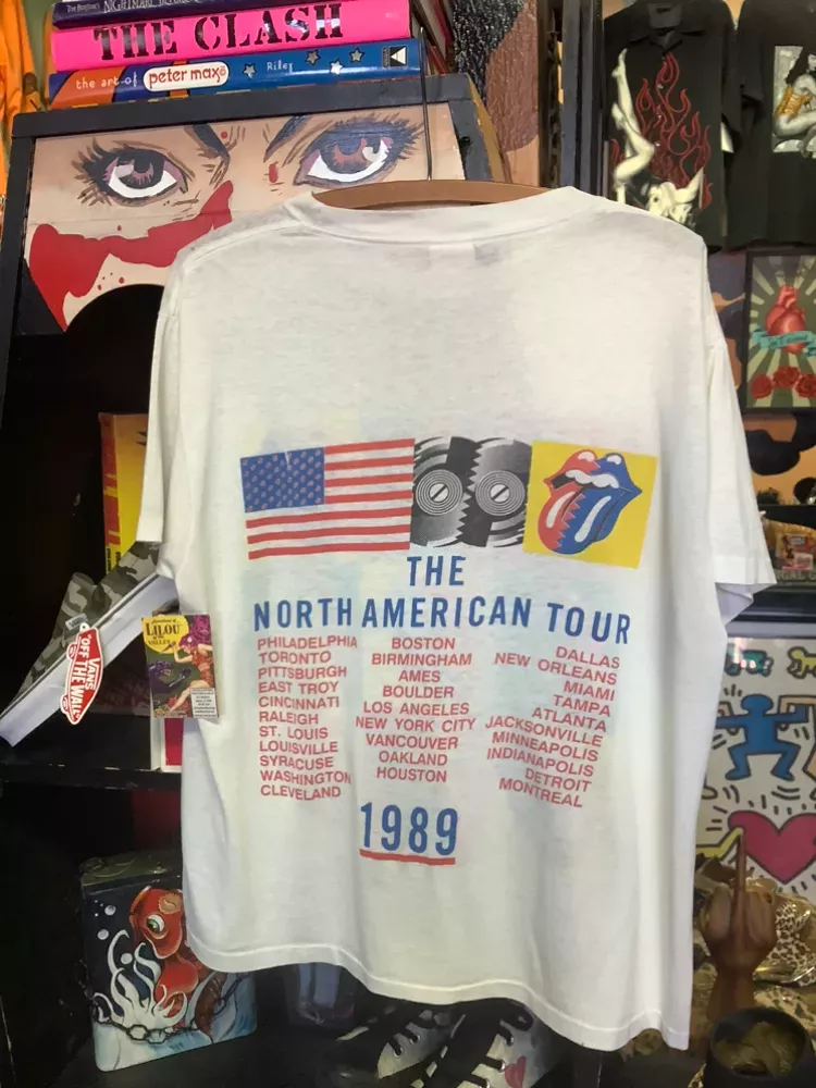 Vintage Andy WarhoL RoLLing Stones Art T