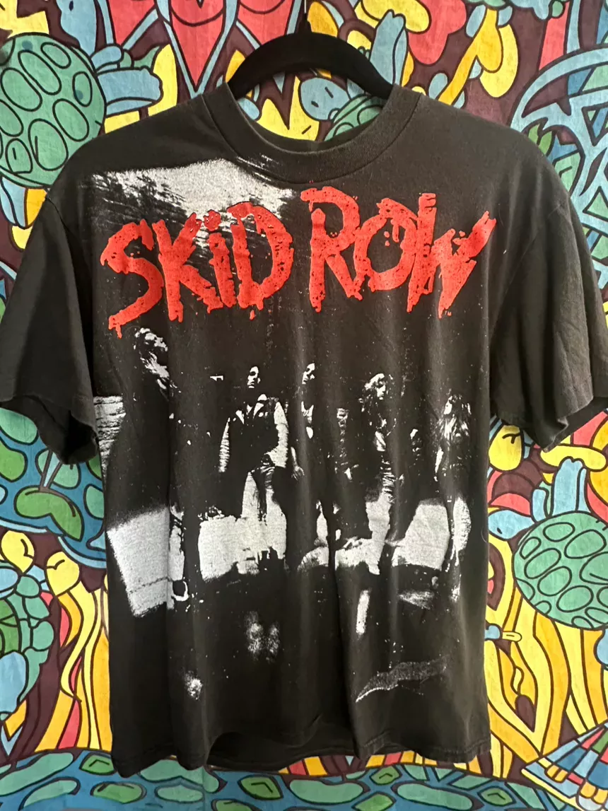 Vintage 1989 Skid Row Tour Tee - Large