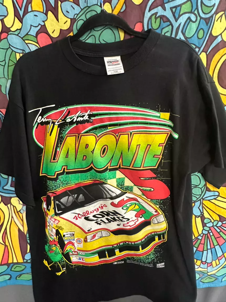 Vintage 90s NASCAR AOP Racing Shirt