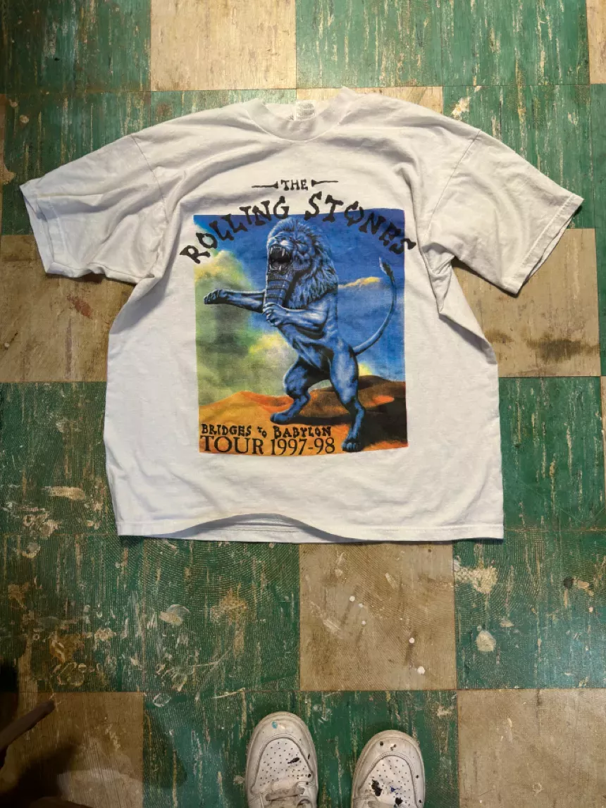 1997 ROLLING STONES BRIDGES TO BABYLON PARKING LOT BOOT