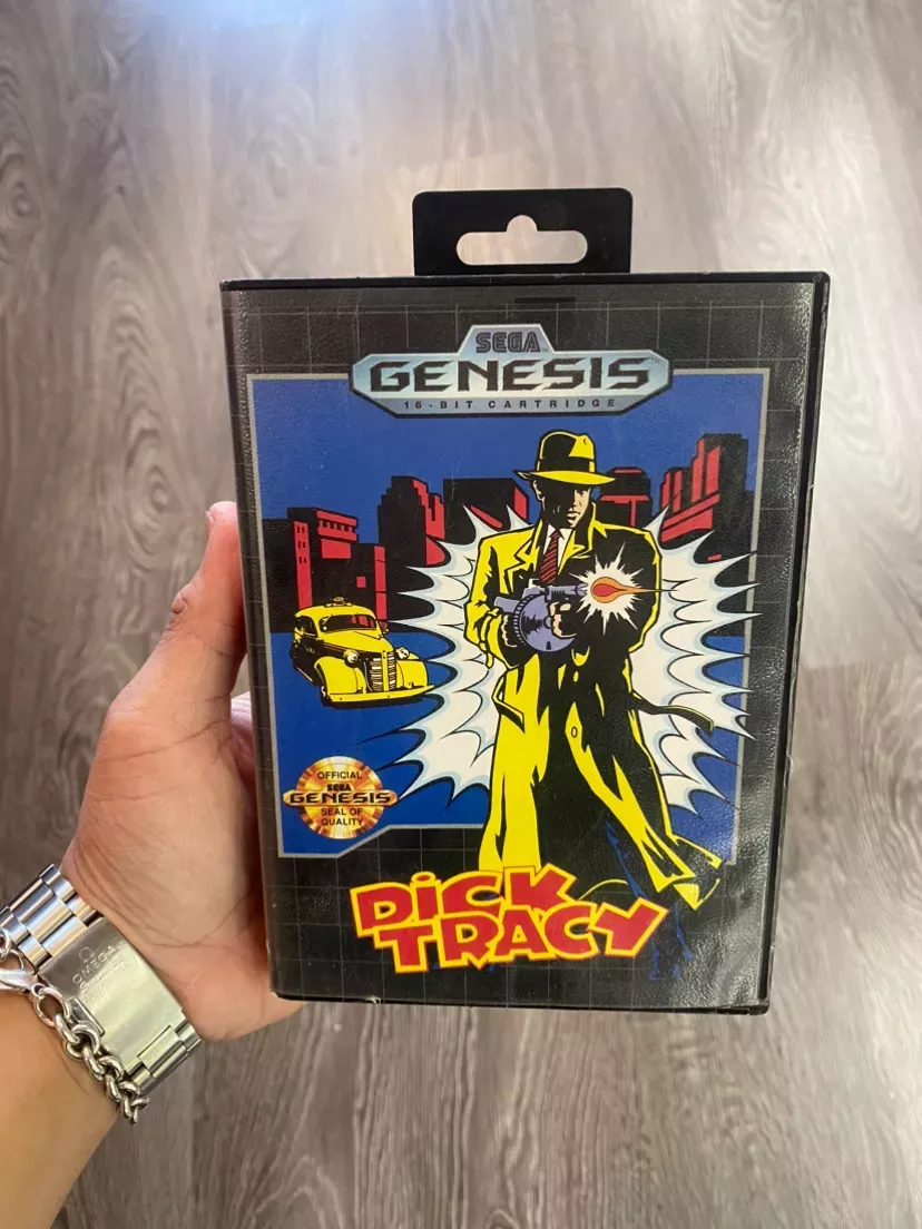 Sega Genesis Dick Tracy Video Game