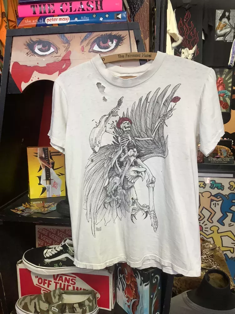Vintage 80s GrateFuL DeaD Bertha FLying Vincent Perez T