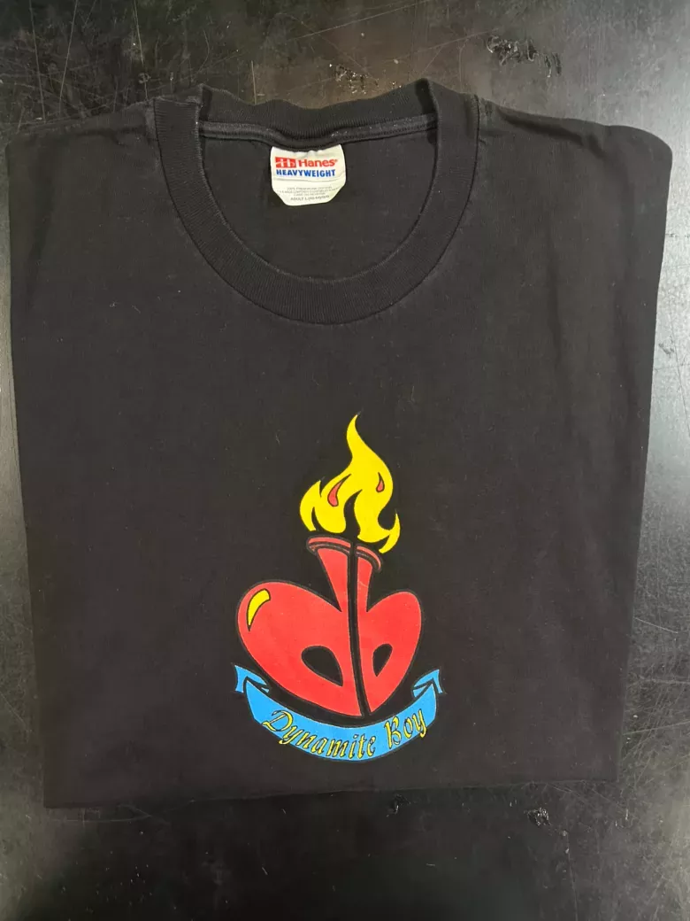 Dynamite Boy- Hanes Heavyweight L 21x30