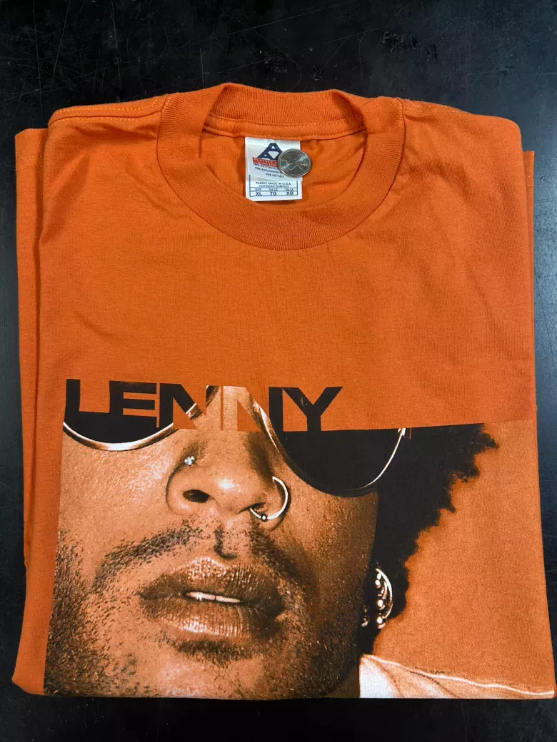 2002 Lenny Kravits Tour Orange AAA XL 23x31