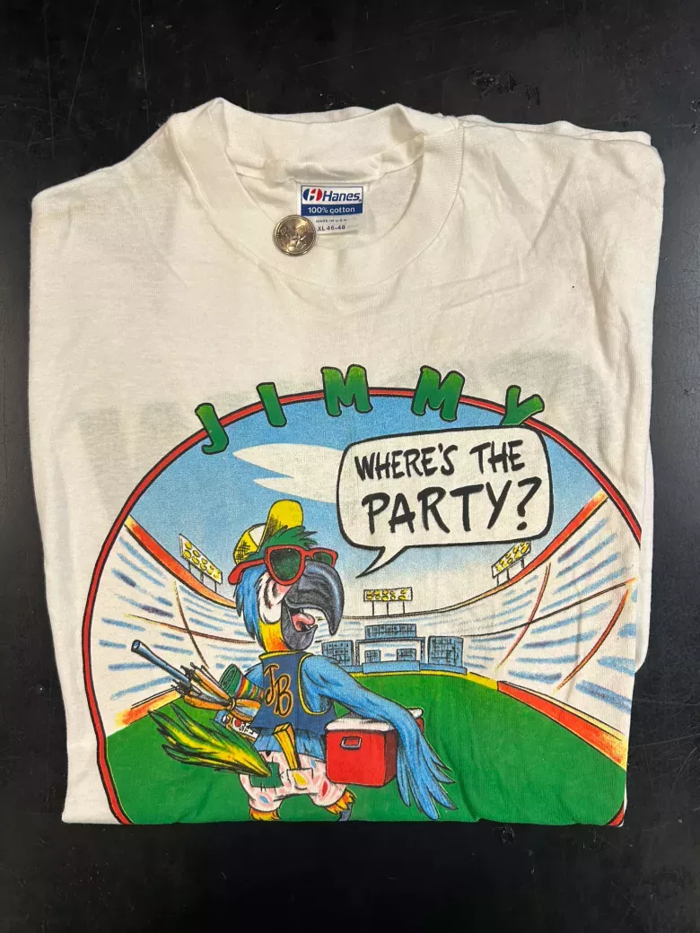 Jimmy Buffett "where's the party"- Hanes XL 21.5x31.5