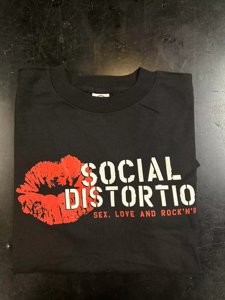 Social Distortion Lips- Delta Pro Weight M 20.5x28