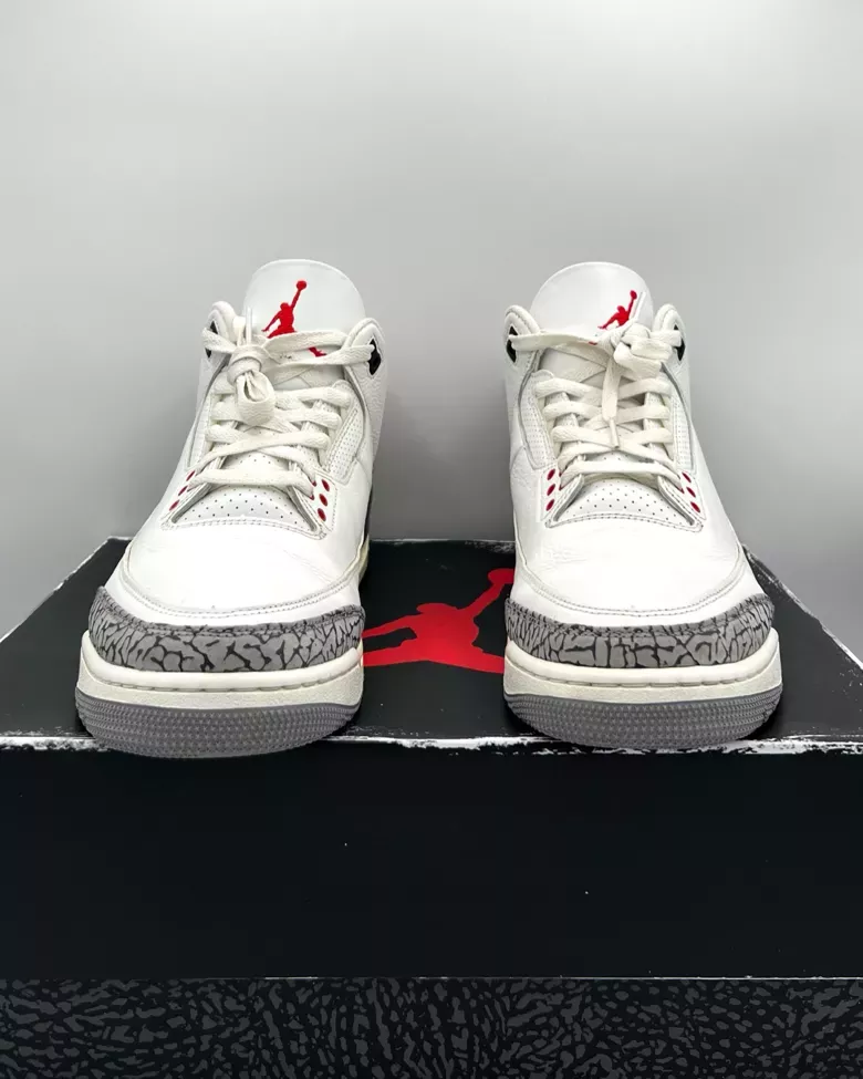 Air Jordan 3 Retro White Cement Reimagined Men’s Size 12.5 Pre-Owned