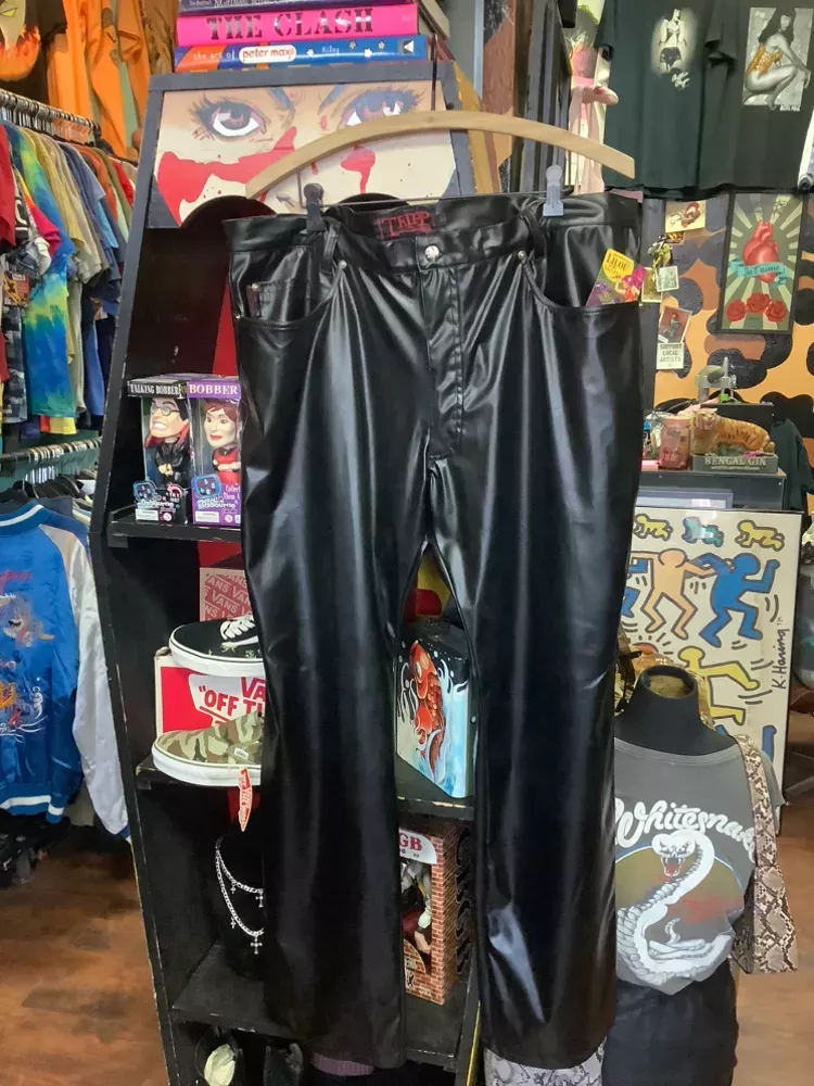 Vintage Dead☠️Stock Tripp Faux Leather Goth Pants