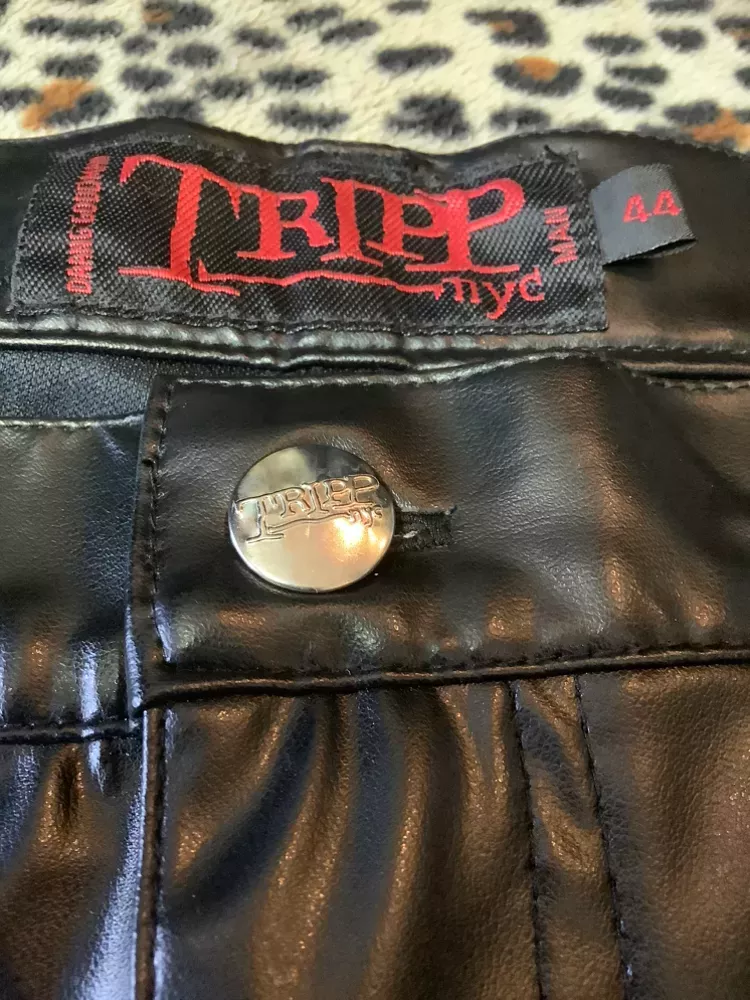 Vintage Dead☠️Stock Tripp Faux Leather Goth Pants