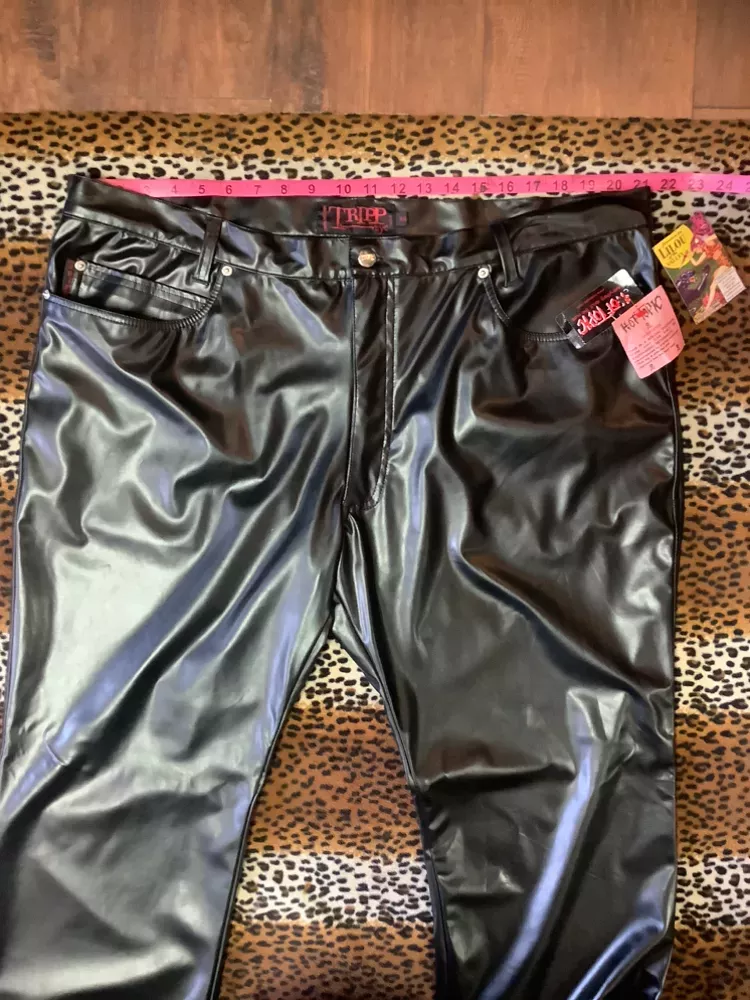 Vintage Dead☠️Stock Tripp Faux Leather Goth Pants