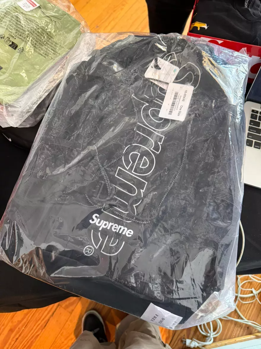 Supreme Black Backpack
