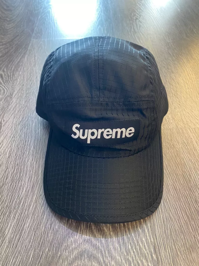 Supreme Ripstop Camp Cap Black