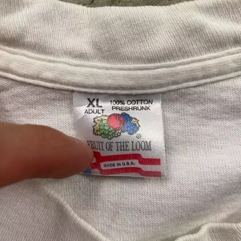 White 1990s Roxanna Bikadoroff Art Tee