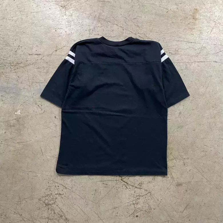 Black 1980s Cincinnati Bengals Sports 1/2 Sleeve Tee