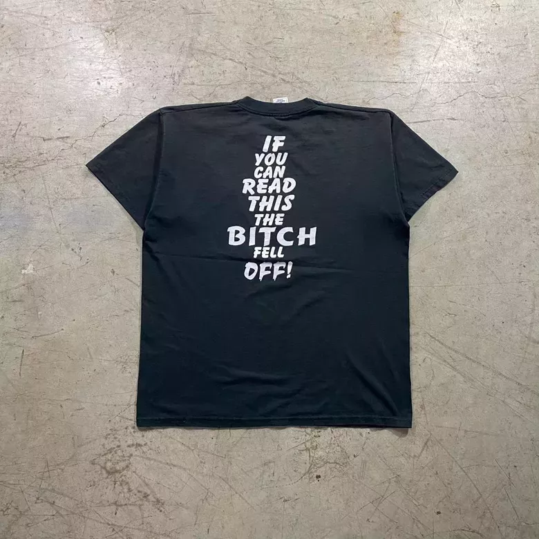 Black 2000s If You Can Read This Biker Funny Tee