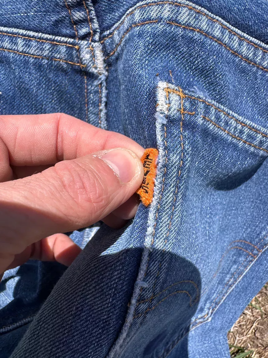 70’s Levi’s Big E Orange Tab 517