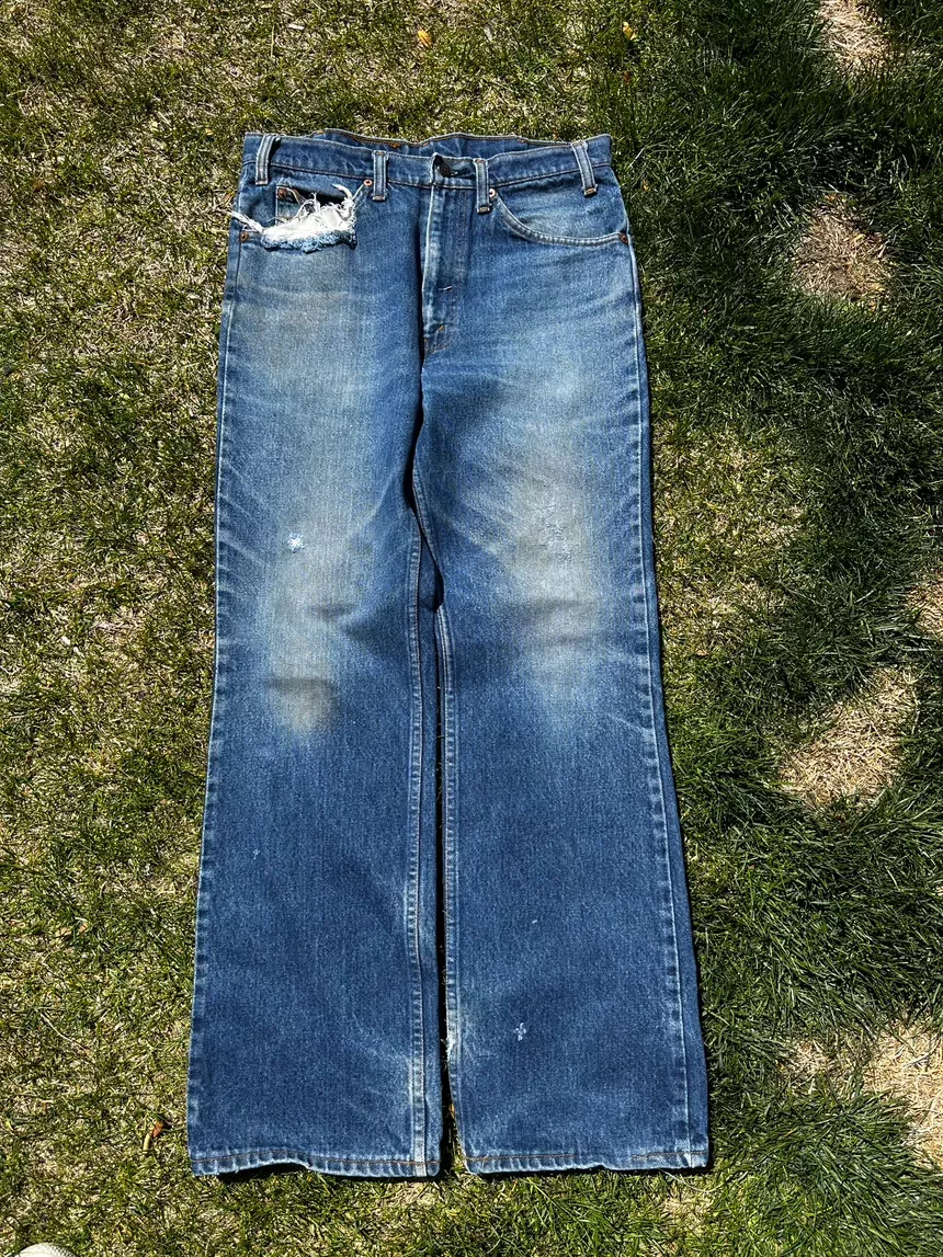 70’s Levi’s Big E orange tab 517s