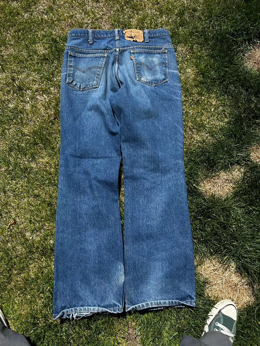 70’s Levi’s Big E orange tab 517s