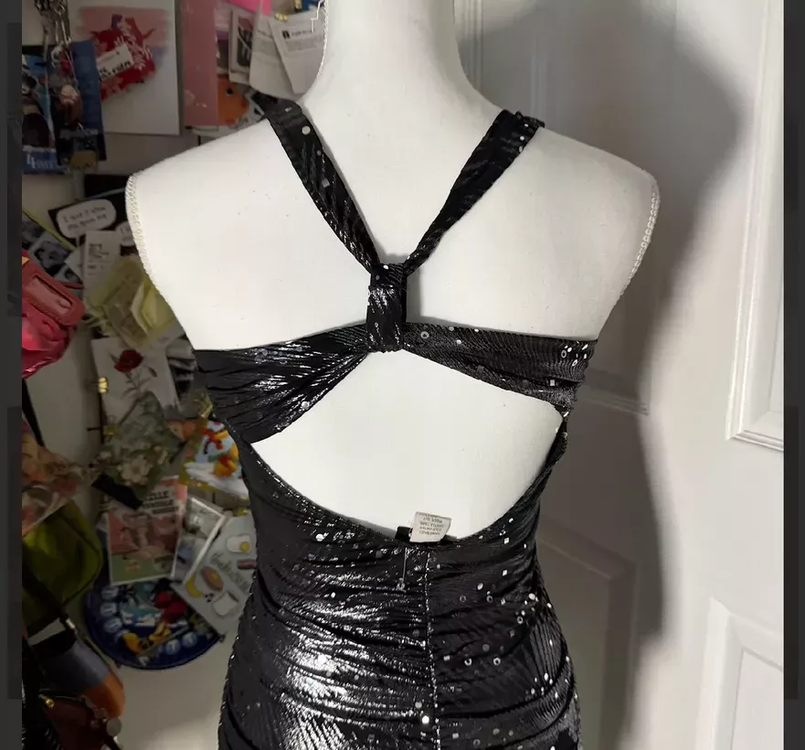 Sequin Black Dress