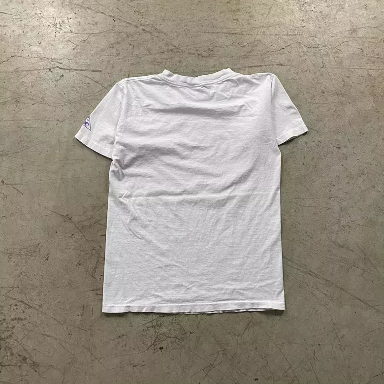 Vintage 90s White Karl Malone MVP Sports Tee