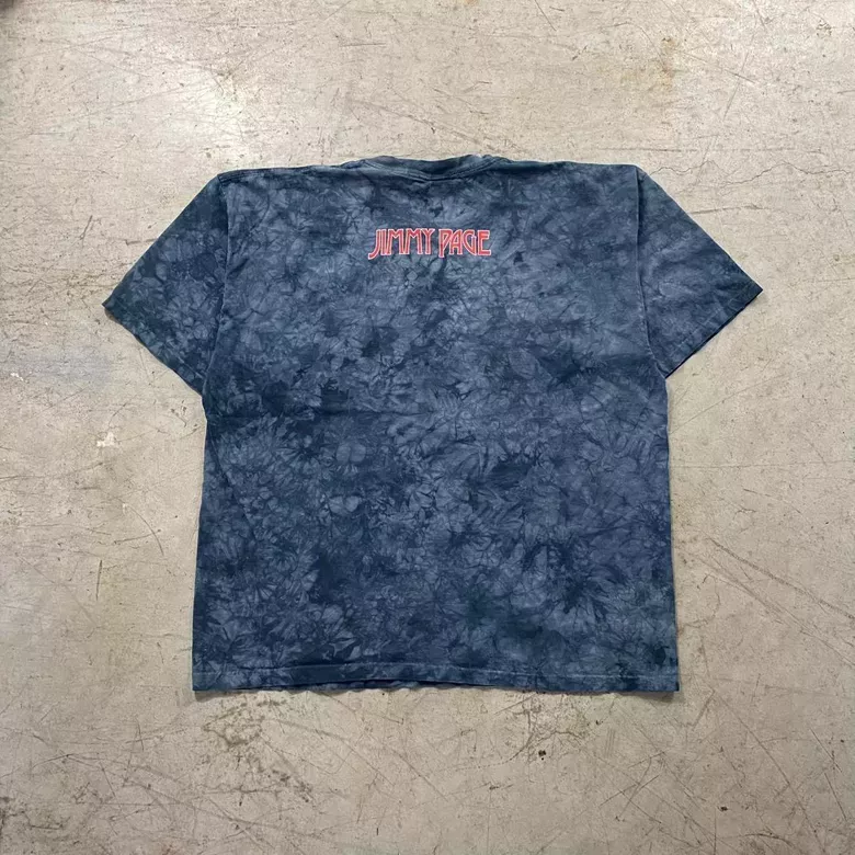 Vintage 00s Tie Dye Jimmy Paige Band Tee