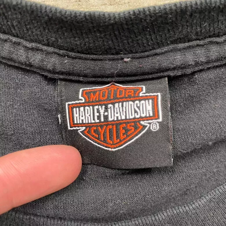 Vintage 00s MA Harley Davidson Biker Tee