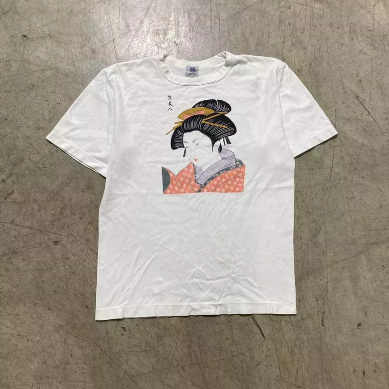 Vintage 90s White Geisha Japan Tee
