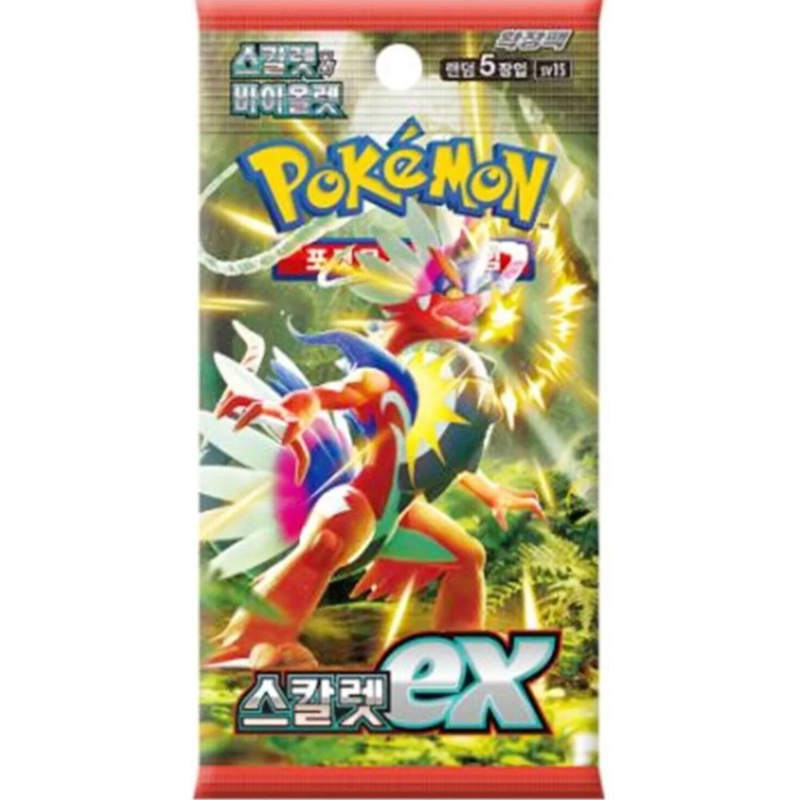 Pokemon Scarlet ex Korean Booster Pack